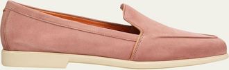 Santoni Suede Loafers