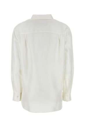 Alexander McQueen 798274qbacq 9015 Ivory Camicie Shirt