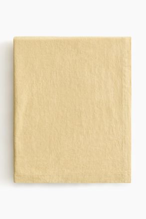 H&M Tischdecke aus Leinenmix - Yellow