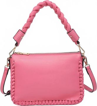 Jen & Co. The Judith Shoulder Bag In Bubblegum