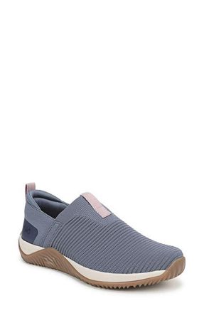 Ryk&auml; Echo Knit Slip-On Sneaker in Flint Stone Blue at Nordstrom, Size 9.5
