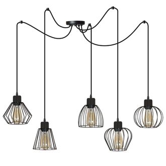 OEM L&aacute;mpara Colgante Spider Varios Tonos Colores Loft Led