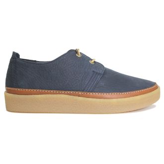 Clarks Clarkwood Low Nubuck Mens Comfort Shoes - Navy - Size:UK 10.5