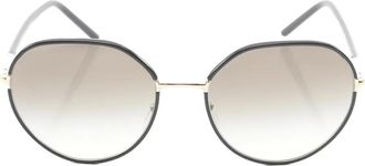 Prada Occhiali da sole ovali - Nero