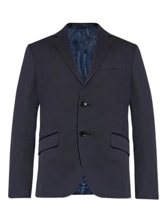 Etro single-breasted blazer - Blauw