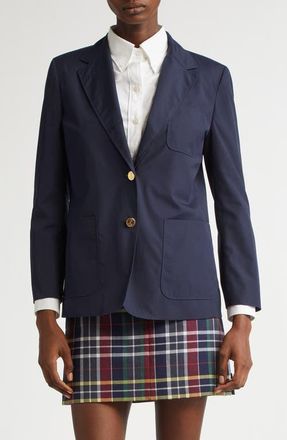 Thom Browne Fit 2 Semiconstructed Sack Jacket in Navy at Nordstrom, Size 10 Us