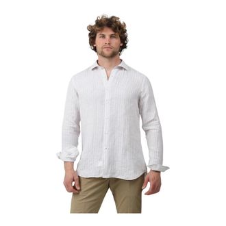Tintoria Mattei Camicia - Heren - Casual Overhemden - Beige - XL - Overhemden