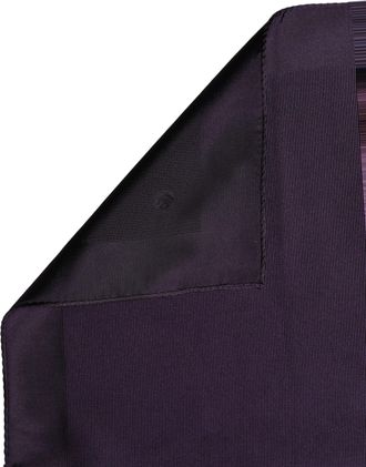 Dolce & Gabbana Textured Silk Pocket Square - Purple