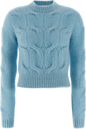 Sportmax Nuvole Maglioni Celeste-Donna