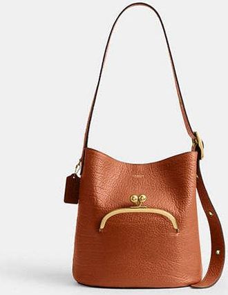 Coach Bleecker Bucket Bag With Kisslock