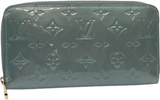 Louis Vuitton Pre-owned Vintage Lange Portemonnee - Dames - Vintage Accessoires - Blauw - ONE Size - Leer - Vintage