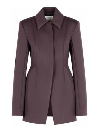 Sportmax Bacio Tight Jacket In Virgin Wool Blend