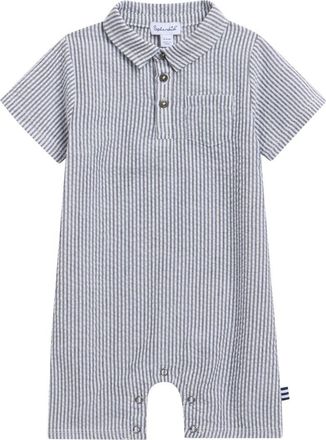 Splendid Ride the Wave Romper in White/Carbon at Nordstrom, Size 0-3M