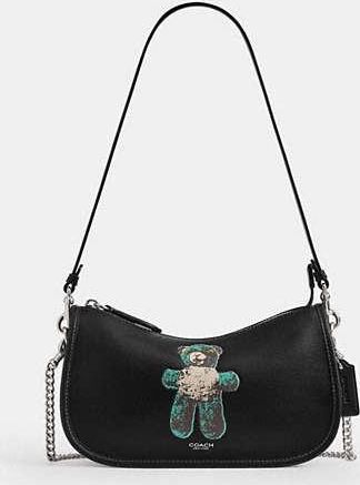Coach Waverly Bag With Teddy Graphic