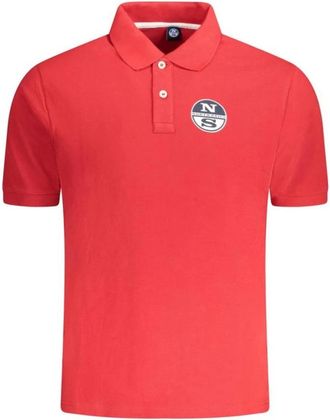 North Sails Klassiek Passend Poloshirt - Heren - Polos - Rood - M - Katoen - Tops