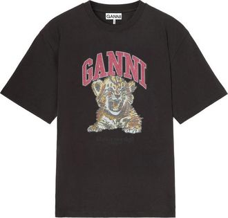 Ganni Logo-print T-shirt