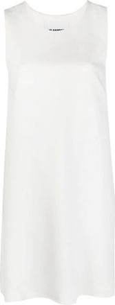 Jil Sander sleeveless shift dress - women - Viscose - 34 - White