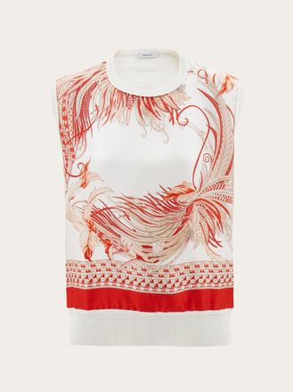 Ferragamo Women Sleeveless sweater White