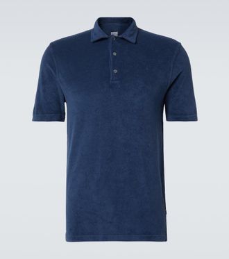 Fedeli Cotton terry polo shirt