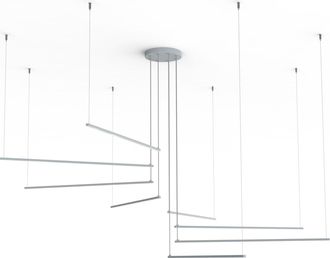 Lumicom Radius Lampara De Techo 8x Monocolor Mate