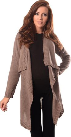 Purpless Maternity Pregnancy Nursing Knitted Jumper Cardigan Breastfeeding Women 9003 (12/14, Cappuccino)