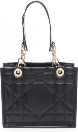Dior Black Leather Handbag Tote Bag (Pre-Owned)