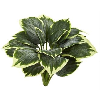 Nearly Natural Variegated Hosta Artificial Plant in Green at Nordstrom