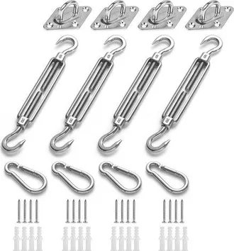 OEM Kit De Fijaci&oacute;n M6 Para Toldo, Vela De Sombra De Acero Inoxidable De Alta Resistencia, Kit De Herrajes