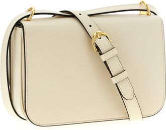 Gucci Womens White Calfskin Shoulder Bag
