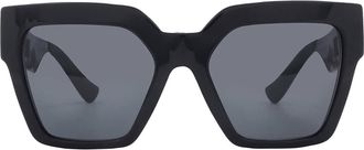Versace Dark Grey Butterfly Ladies Sunglasses VE4458 GB1/87 54