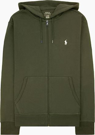 Polo Ralph Lauren Mens Polo Ralph Lauren Double Knit Full Zip Hoodie Green - Size: 40/Regular