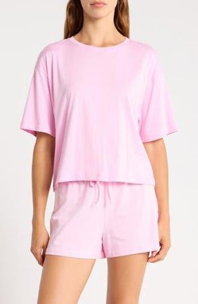 Abound Cotton Blend Sleep T-Shirt in Pink Sweet at Nordstrom Rack, Size X-Small