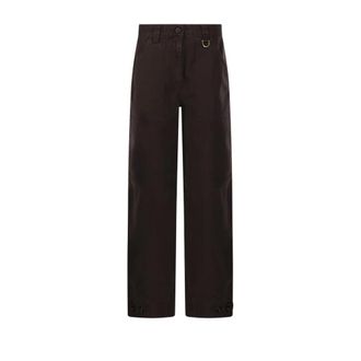 Golden Goose Broeken, Dames, Bruin, XS, Katoen, Journey Ws Werkbroek