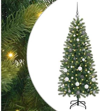vidaXL &Aacute;rbol De Navidad Artificial Con 150 Led Verde 150 Cm Pe Y Pvc Vidaxl