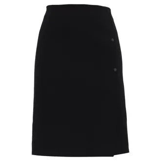 Proenza Schouler Knee Length Skirt in Black Wool