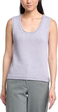 St. John Scoop Neck Knit Tank