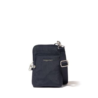 Baggallini Womens Securtex Anti-Theft Activity Small Crossbody Bag