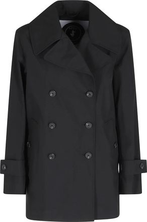 Save The Duck Sofi Trenchcoat - Dames - Trenchcoats - Zwart - 2XL - Leer - Jassen