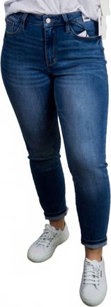 Judy Blue Womens High Rise Slim Fit Jeans In Medium Blue