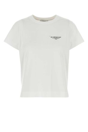 Givenchy White Cotton T Shirt