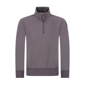 Parajumpers Broad Peak Half-Zip Sweatshirt - Heren - Sweatshirts & Hoodies - Grijs - Maat: S Katoen