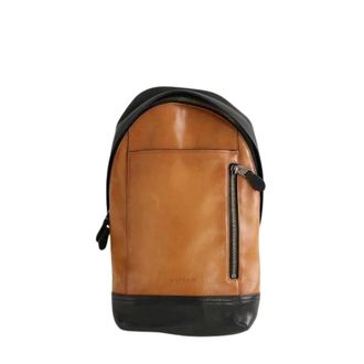 Coach Pre-owned Backpacks, male, Brown, Size: ONE SIZE Pre-owned Leather Sacoche