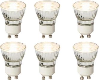 LUEDD LED lamp - set van 6 - GU10 - 4W - 2700K - 200LM - dimbaar