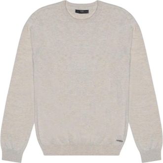 Guess Truien & Vesten, Heren, Beige, XL, Wol, Jamaar CN Stitched Swtr