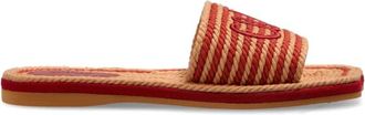 Chlo&eacute; Sand slide - Dames - Sandalen - Beige - 38 EU - Katoen - Schoenen