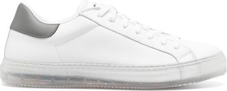 Kiton Ussa088 leather sneakers - men - Rubber/Calf Leather/Calf Leather - 42 - White