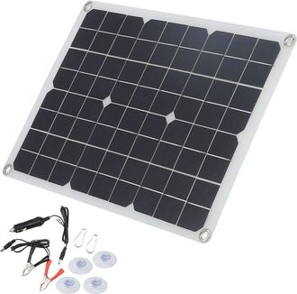 OEM Cargador De Bater&iacute;a Port&aacute;til Usb Para Panel Solar De 20 W Y 18 V Para Suministros De Coche, Barco Y Yate, Kit De Panel Solar Monocristalino Para Carav