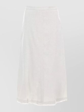 Max Mara linen a-line skirt