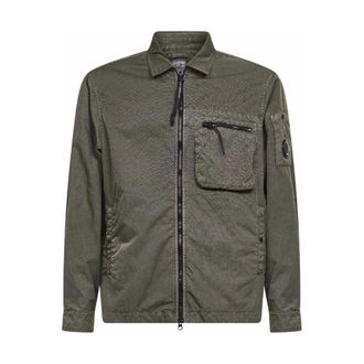 C.P. Company Light Jackets, male, Gray, Size: M Light Jacket