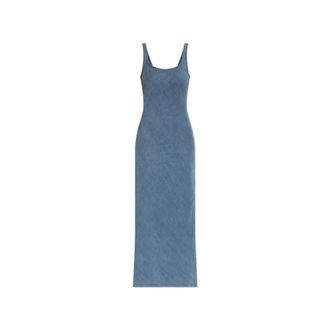 Sams&oslash;e & Sams&oslash;e Jurk Sasunna - Dames - Maxi kleedjes - Blauw - XL - Kleedjes